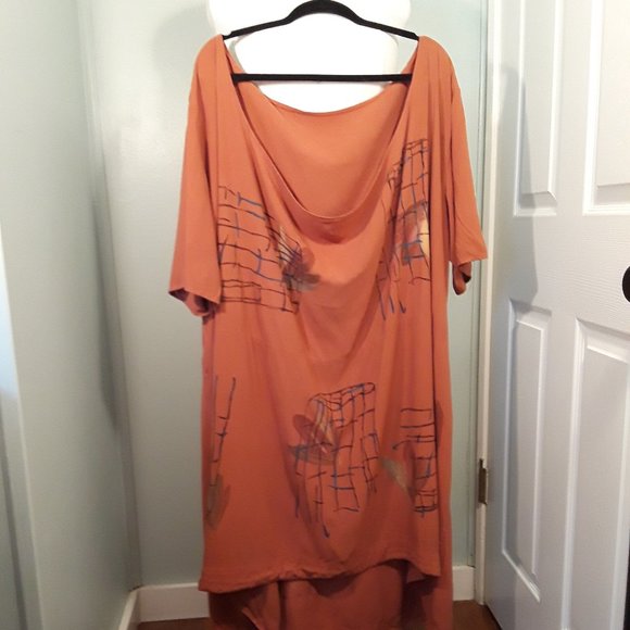 Rusty Orange Tunic - Picture 1 of 3